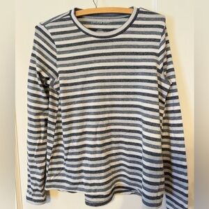 American Eagle Striped Long Sleeve Top
